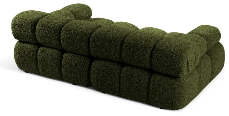 Zelená modulárna pohovka z textílie bouclé 188 cm Bellis – Micadoni Home