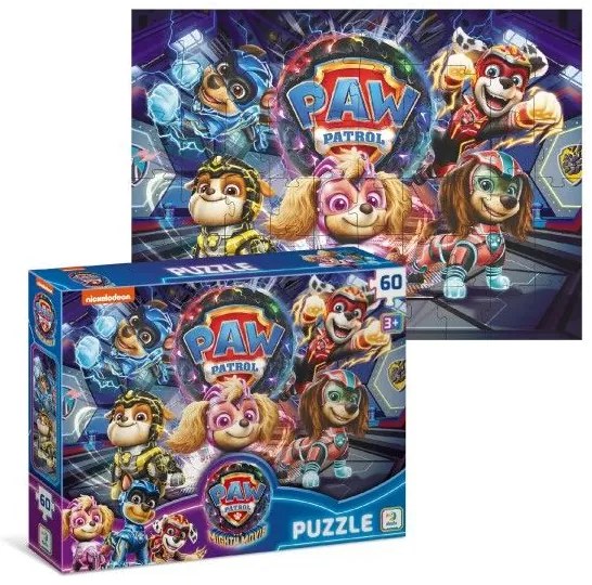 Puzzle Tlapková patrola/Paw Patrol 23x32cm 60 dielikov