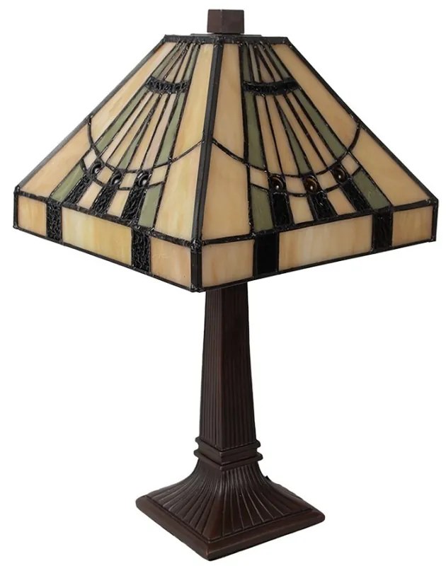 Nočná lampa Tiffany TRIANGEL Ø23*38