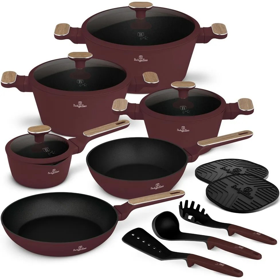 BerlingerHaus Súprava riadu s titánovým povrchom Leonardo Nordic, 15 ks