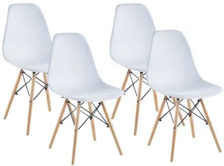 Set 4 stoličiek MATERA Saska Garden 1028446 - biely