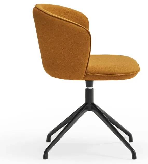 Čalúnené jedálenské kreslá v súprave 2 ks v horčicovej farbe Add – Teulat