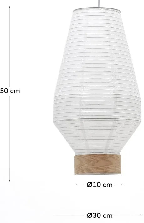 Biele tienidlo ø 30 cm Hila – Kave Home