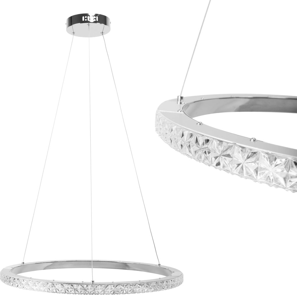 Toolight Toolight, LED stropné osvetlenie 60cm, 36W, 4000K, MS010-CP, chrómová, OSW-09620