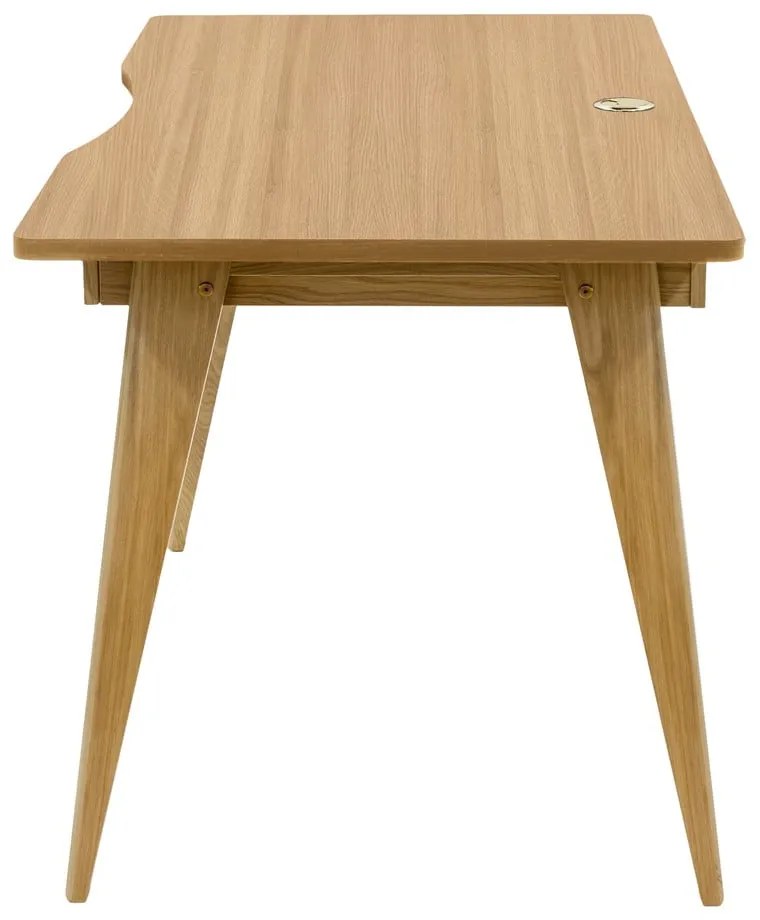 Pracovný stôl v dekore duba 70x140 cm Nice – Woodman