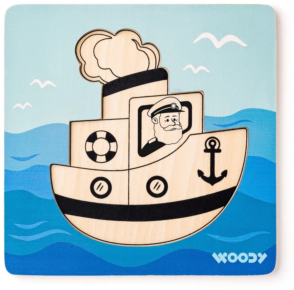 Woody Puzzle Detský čln