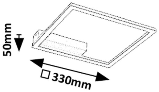 Rabalux 71375 - LED stropné svietidlo HELETH LED/24W/230V 3000K