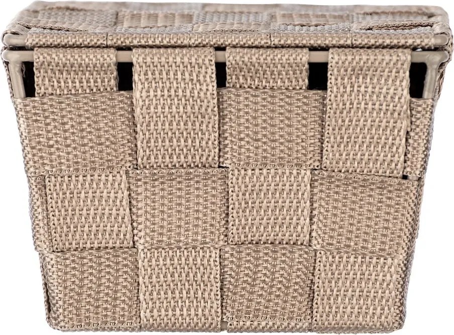 Béžový úložný box s vekom Wenko Adria, 19 x 14 cm