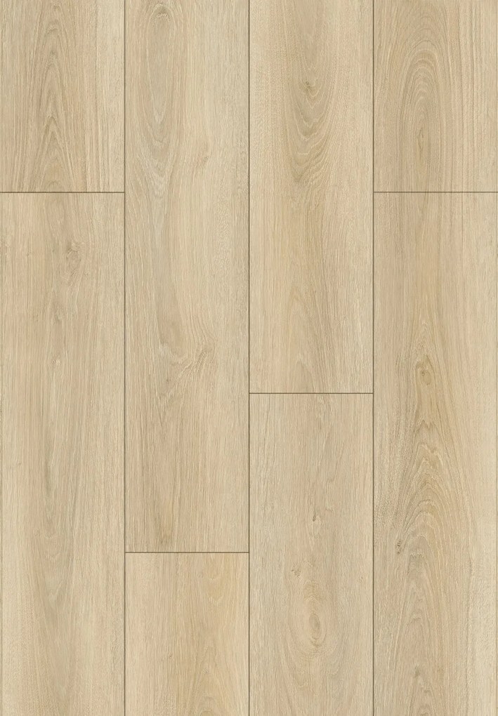 Mexen Kinston, vinylová podlaha 1240x182 mm SPC 6,5 mm, IXPE 1,5 mm, 4-stranná V-drážka, dub, F1057-1240-182-505-4V1-01