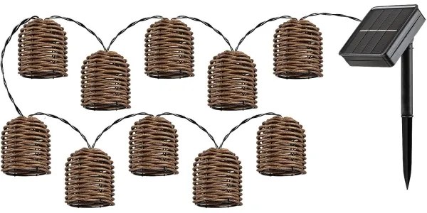 Rabalux 77047 - LED solárny reťazec RUPIT 10xLED/0,6W/1,2V IP44