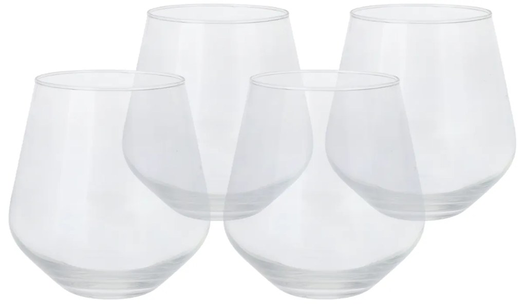 EH 4-dielna sada pohárov na whisky, 450 ml