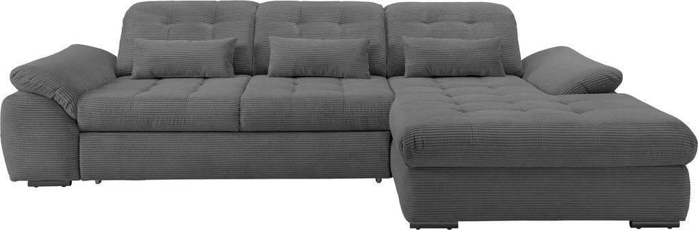 XXXLutz ROHOVÁ SEDAČKA, textil, sivá P & B - Sedačky - 002310018813