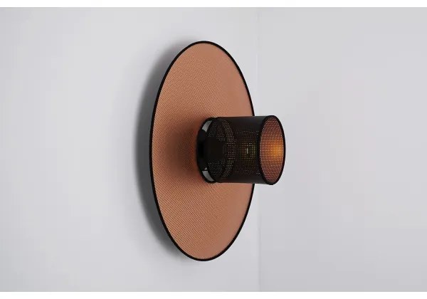 Duolla - Nástenné svietidlo TOKYO SHINY 1xE27/15W/230V pr. 50 cm medená/čierna
