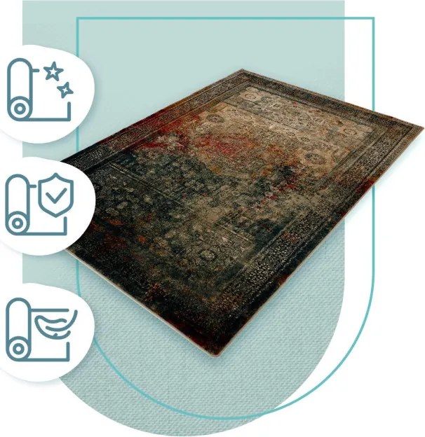 Koberec Omega Mamluk Smaragd