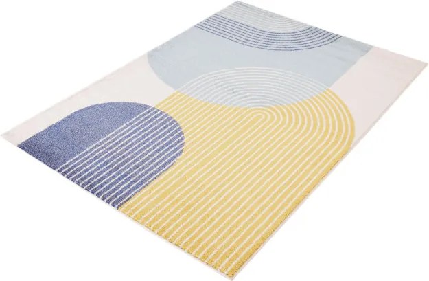 Koberec Muse MU15 modrý Retro