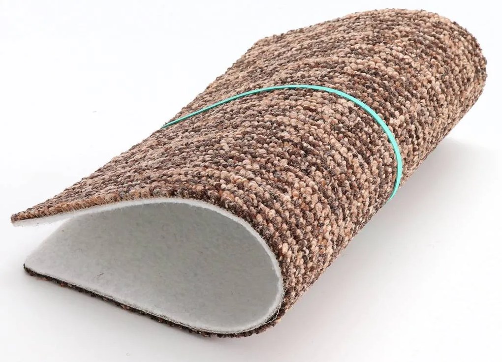 Koberec metráž Novelle 93, na mieru, šíře 3m,4m, hnedá, twinback (filc+juta), chodba / predsieň, Betap