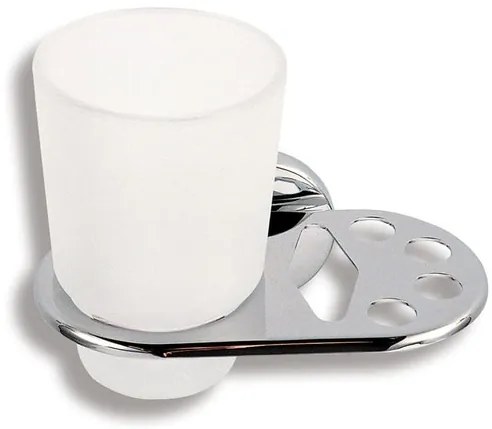 Novaservis Metalia 1 držiak pohára a kefiek chróm 6149.0