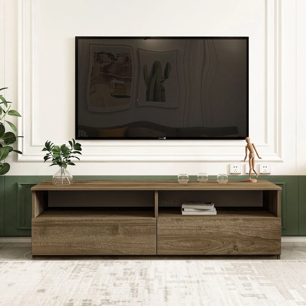 TV stolík/skrinka Naturalia T (orech). Akcia -18%. Vlastná spoľahlivá doprava až k Vám domov. 1127706