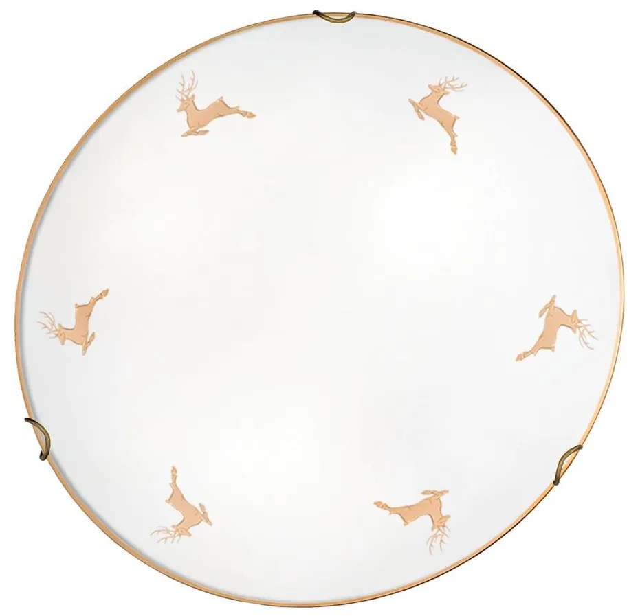 Kolarz 731.12.4.150-Nástenné svietidlo NONNA 2xE27/60W/230V, priemer 40 cm, jelení ružové zlato