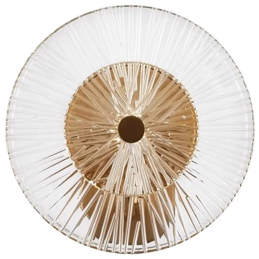 Maytoni MOD007WL-01G - Nástenné svietidlo ASTER 1xE14/40W/230V