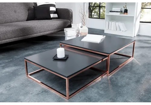 Konferenčný stôl 37733 2-Set Copper/Antracit  - Komfort-nábytok
