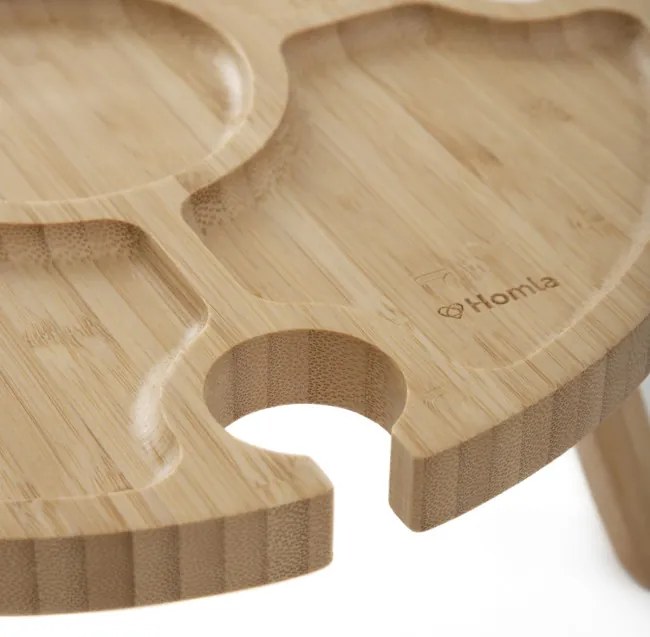 Servírovací stolík BAMBOU hnedý 892603