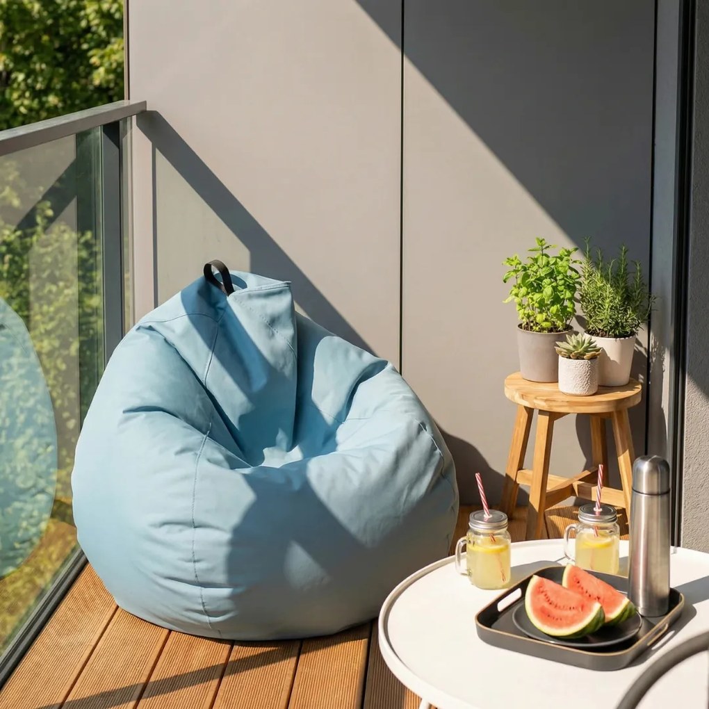 INTERMEDIC SK Sedací vak Oscar Outdoor 110x90 cm – vodeodolný, exteriér/interiér, 10 farieb Farba Outdoor: Pastelovo zelená