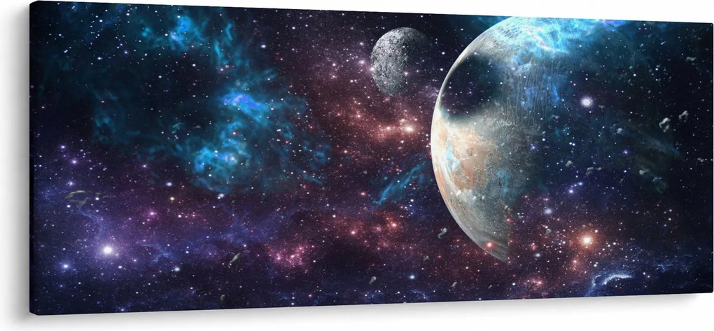 Obraz vesmíru (120x50 cm)