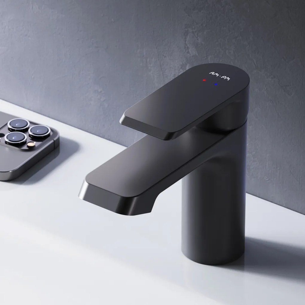 Umývadlová batéria AM.PM Flash FNA02122 jednopáková, čierna