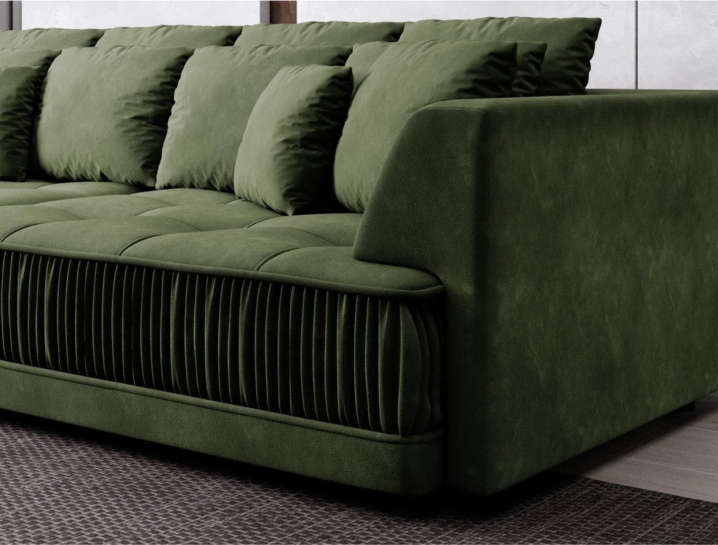 Sconto Sedacia súprava ZONDA ľavá, zelená