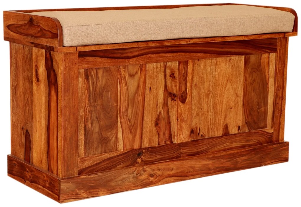 furniture-nabytek.cz - Truhla na sedenie z dreva palisander 105x60x40