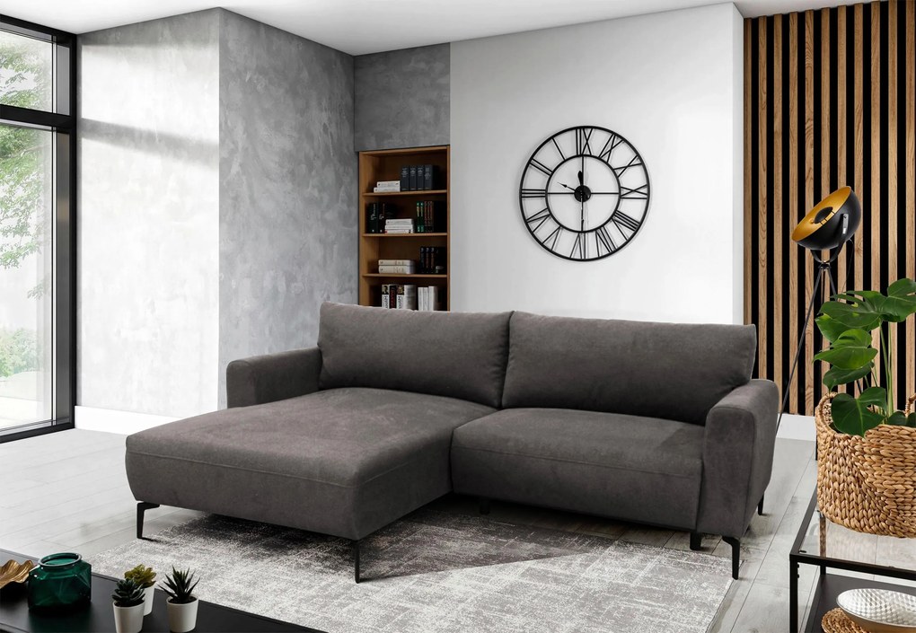 XXXLutz ROHOVÁ SEDAČKA, textil, hnedá MID.YOU - Sedačky - 001574005606
