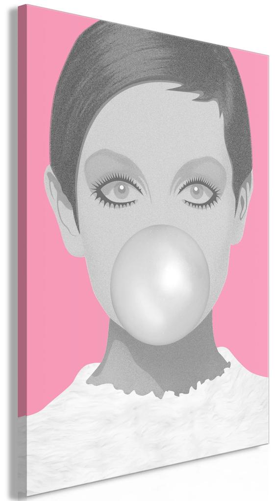 Artgeist Obraz - Bubble Gum (1 Part) Vertical Veľkosť: 80x120, Verzia: Premium Print