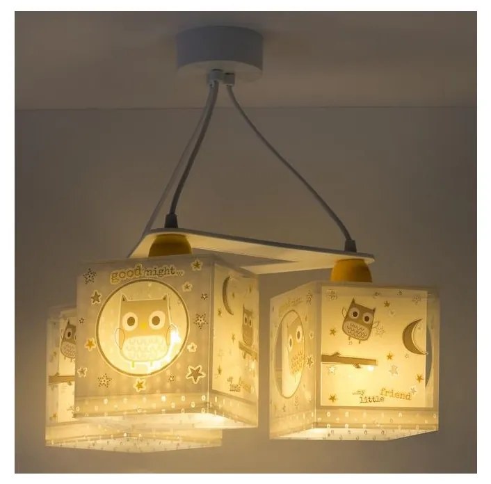 Dalber D-63394 - Detský luster GOOD NIGHT 3xE27/60W/230V