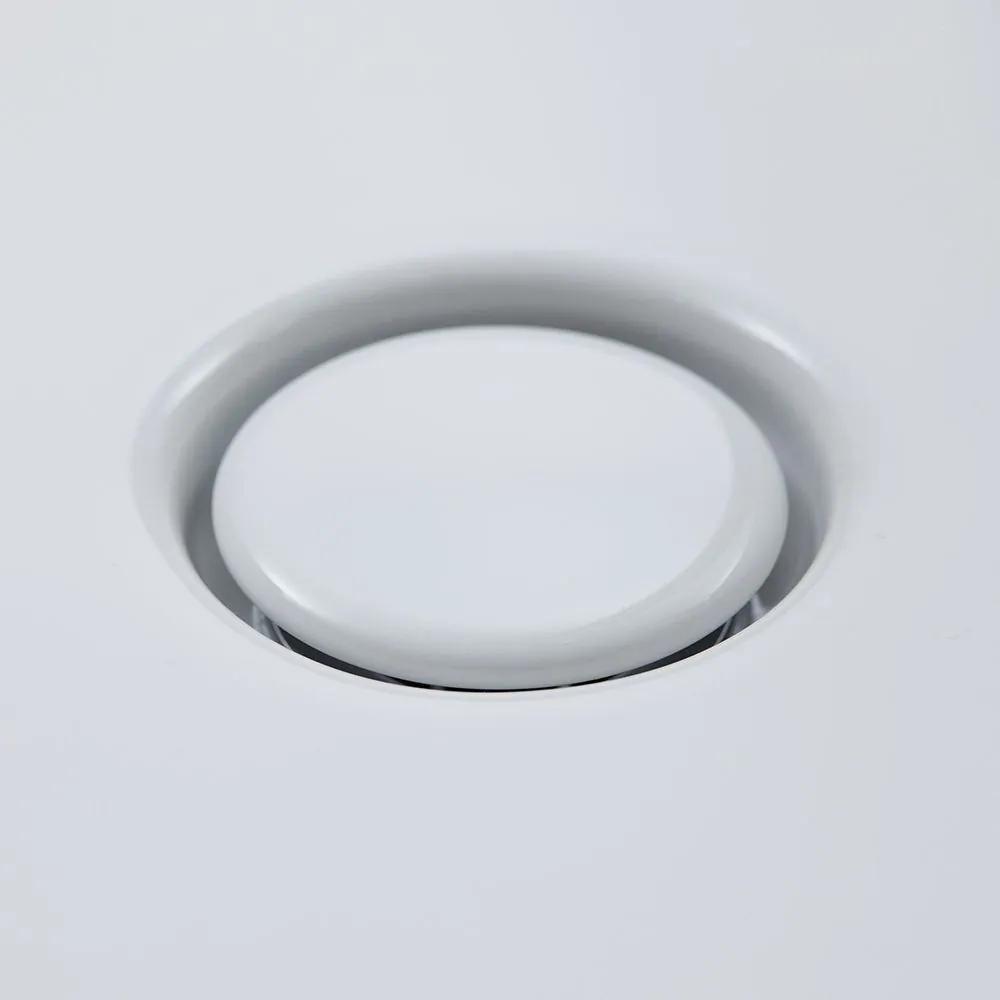 DURAVIT Luv oválna umývadlová misa s otvorom, bez prepadu, 600 x 400 mm, biela/šedá matná, s povrchom WonderGliss, 03806023001