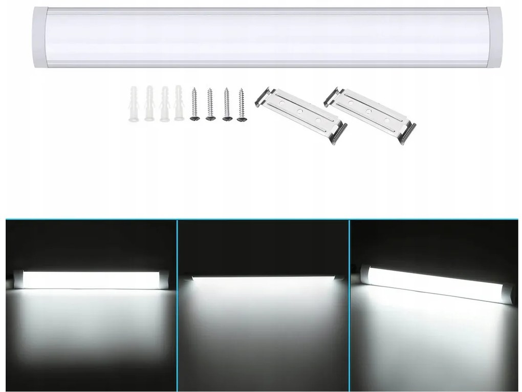 BERGE Prisadená LED lampa 150cm - 50W - 5000lm - IP20 - 4500K