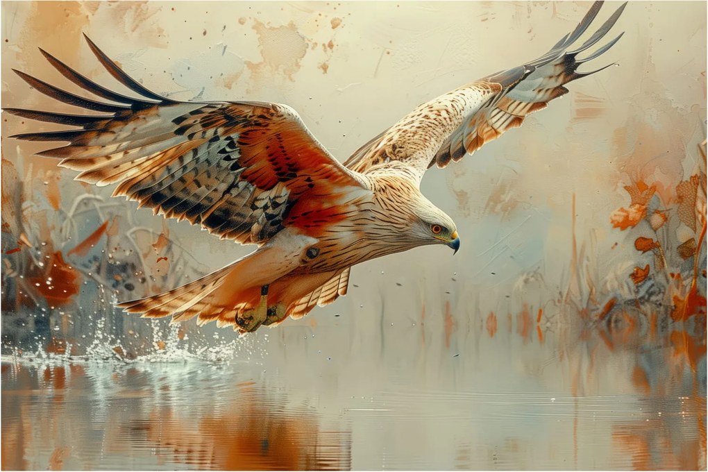 Obraz - Dravý vták (90x60 cm)