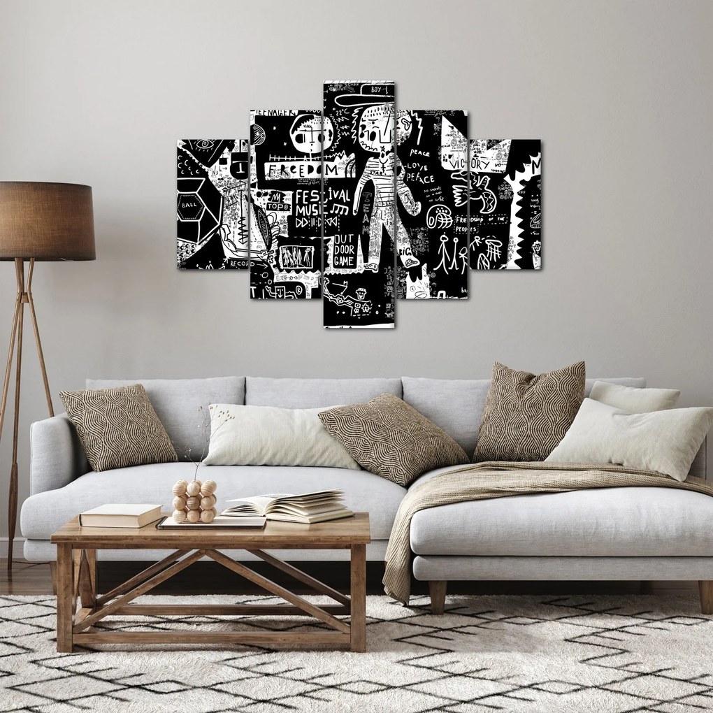 Obraz - Graffiti (150x105 cm)