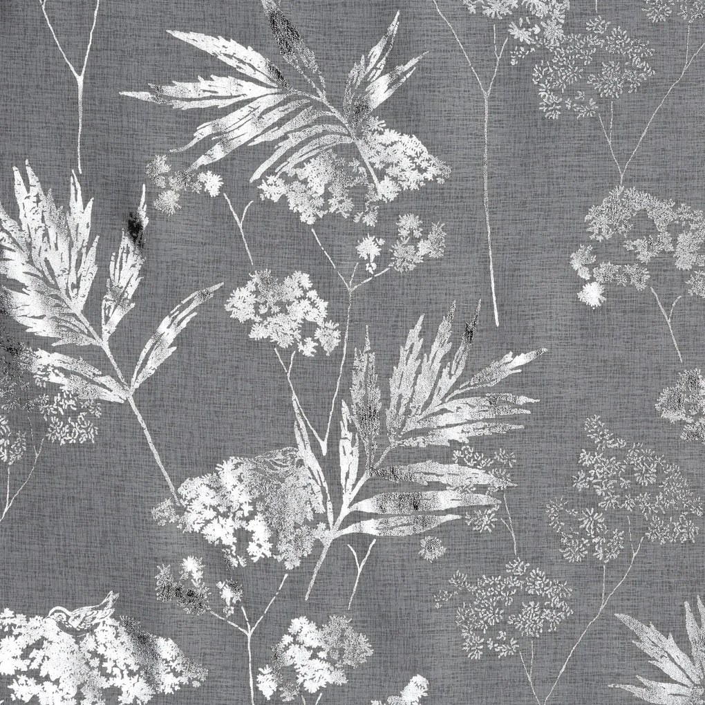 ZÁCLONA NA KRÚŽKOCH DELIA 140X250 CM LISTY