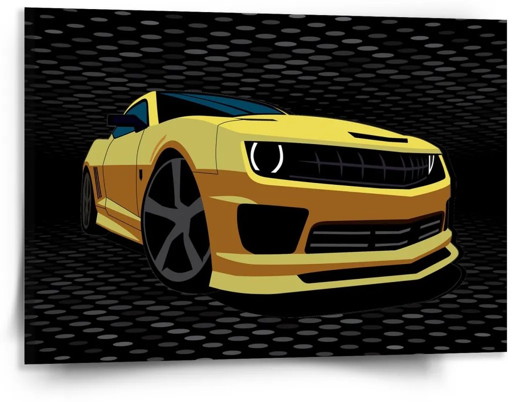Sablio Obraz Chevrolet Camaro Bodky - 150x110 cm