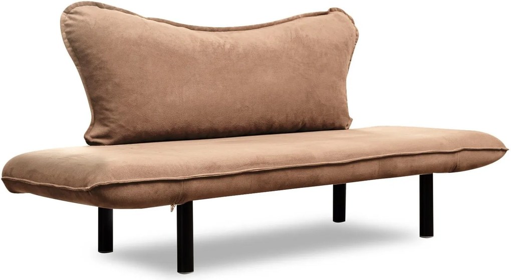 Dvojmiestna pohovka Chatto 150 cm svetlohnedá