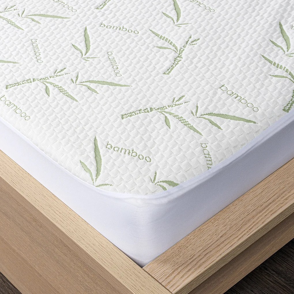 4Home Bamboo Nepriepustný chránič matraca s lemom, 90 x 200 cm