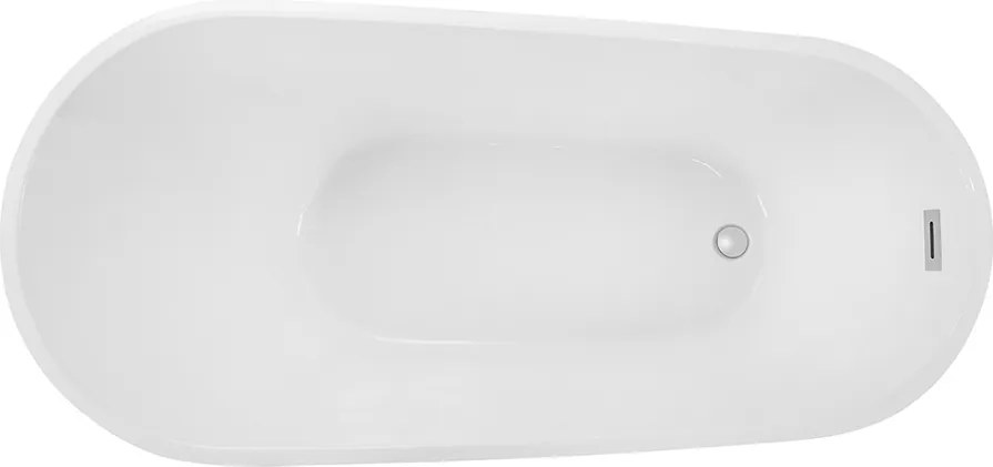 Besco Akrylátová voľne stojaca vaňa Melody BW 150x80 (170x80) BESCO-Typ výpuste: Click-Clack s prepadom, biela, BESCO-Rozmery: 150x80, BESCO-Farba: B…