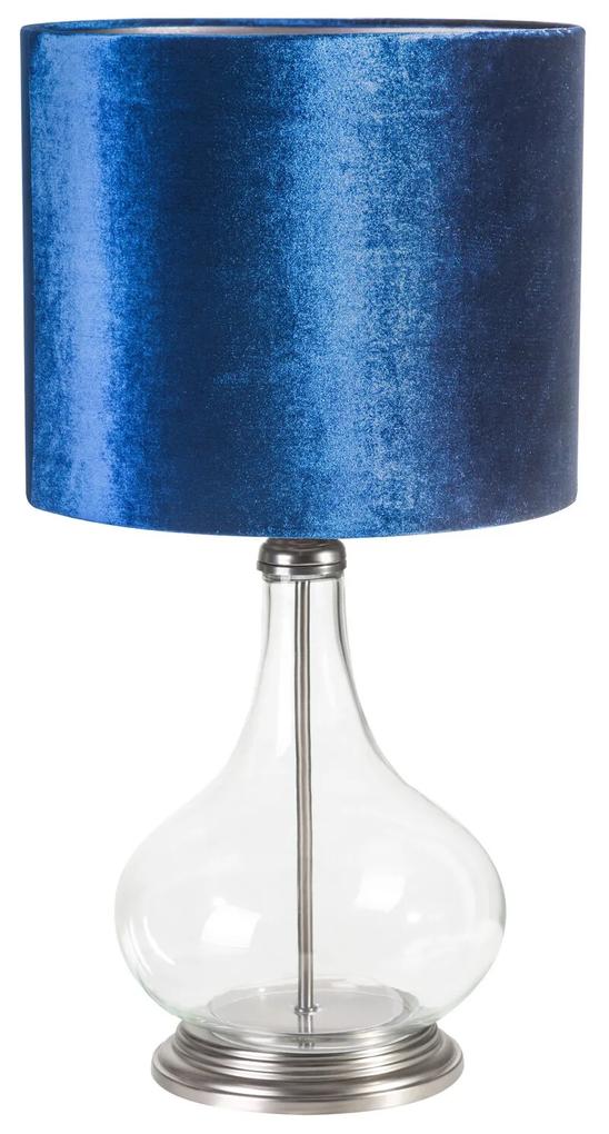 Stolná lampa Kim 32x32x61 cm námornícka modrá
