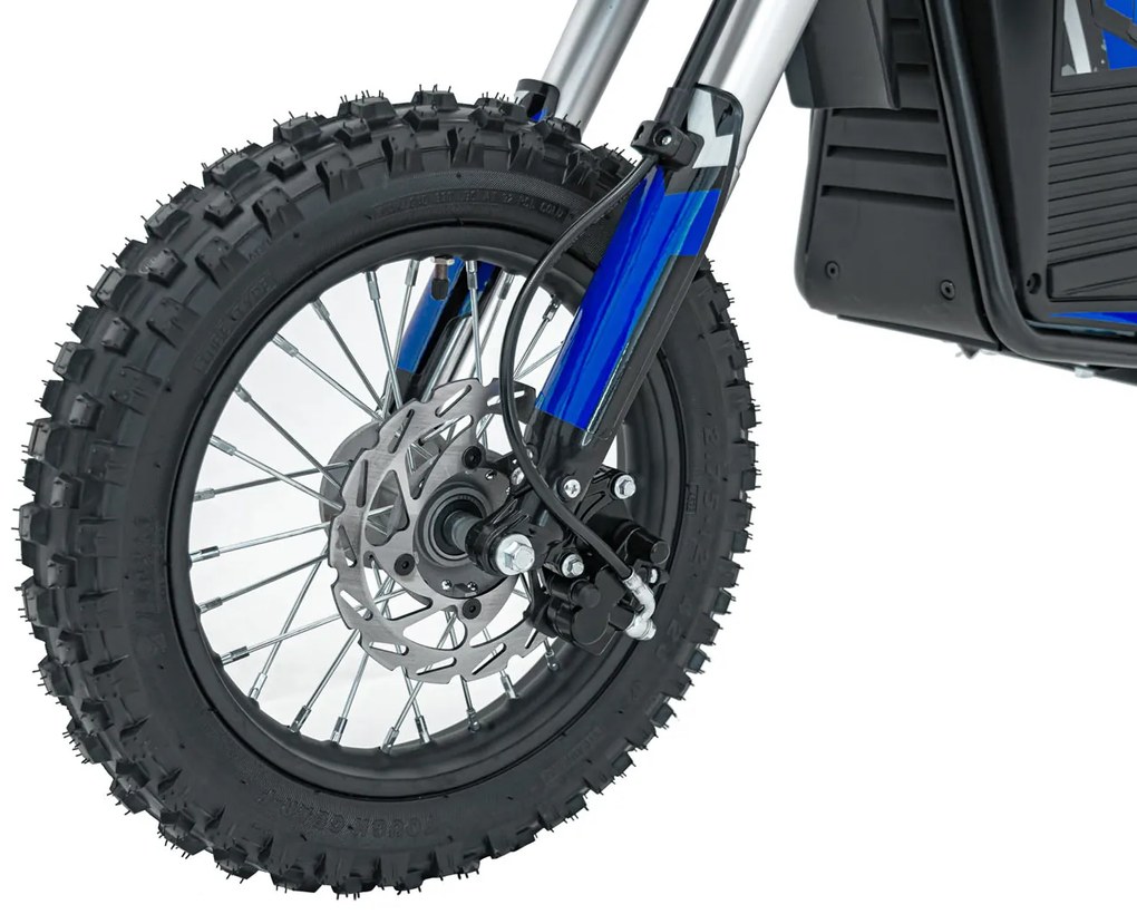 Elektrický detský PIT BIKE s batériovým motorom - modrý