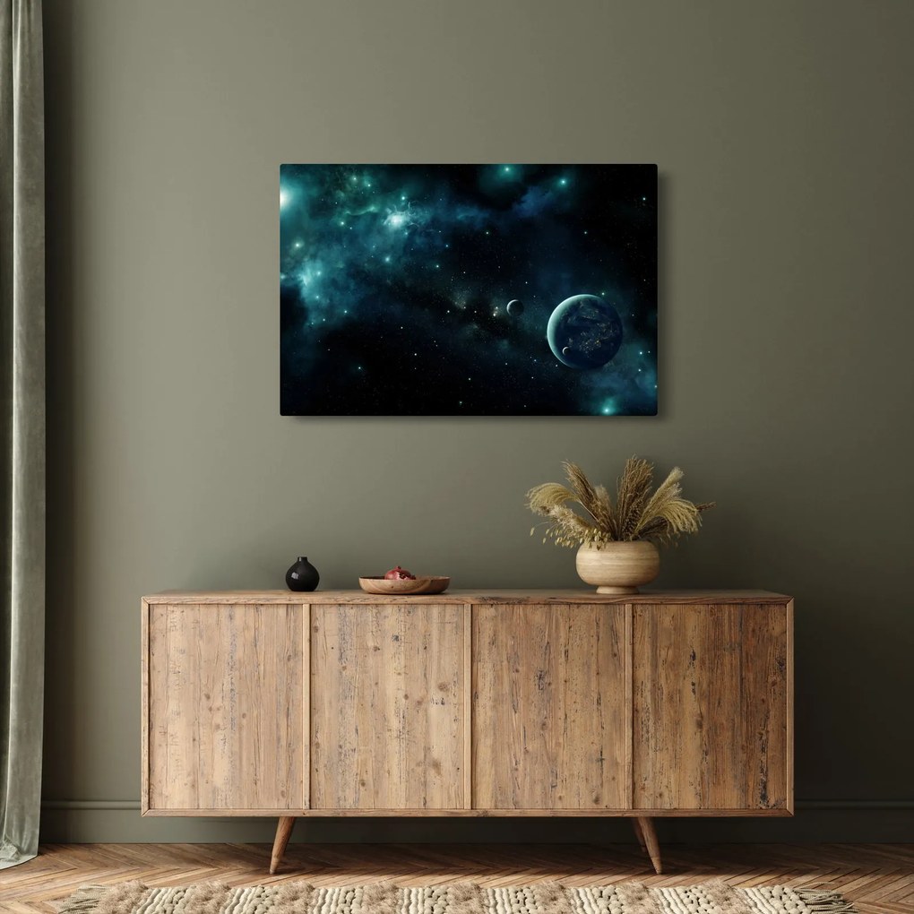 Obraz - Život vo vesmíre (90x60 cm)