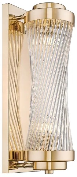 Zuma Line W0528-02N-F7AC - Nástenné svietidlo SERGIO 2xE14/60W/230V zlatá