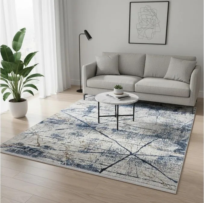 DC Koberec Exclusive 339 námornícka modrá modrá Rozmer: 120×170 cm