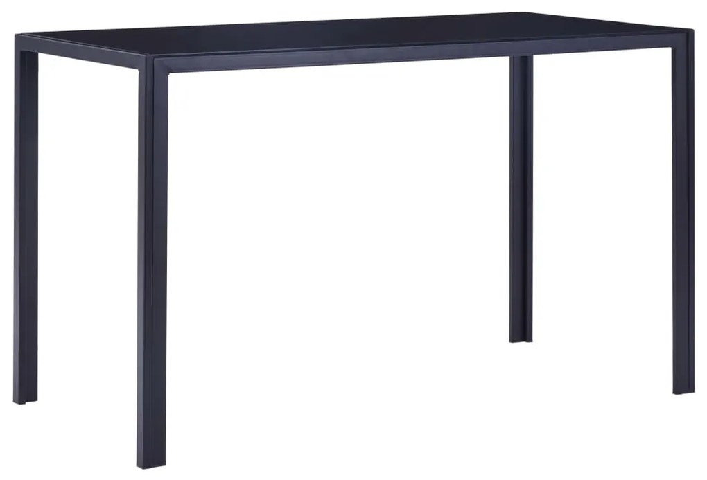 vidaXL 7-dielna jedálenská súprava sivá