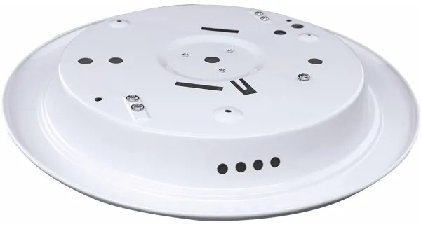 Stropné svietidlo s pohybovým senzorom MANA 2xE27/40W/230V priemer 30 cm biele